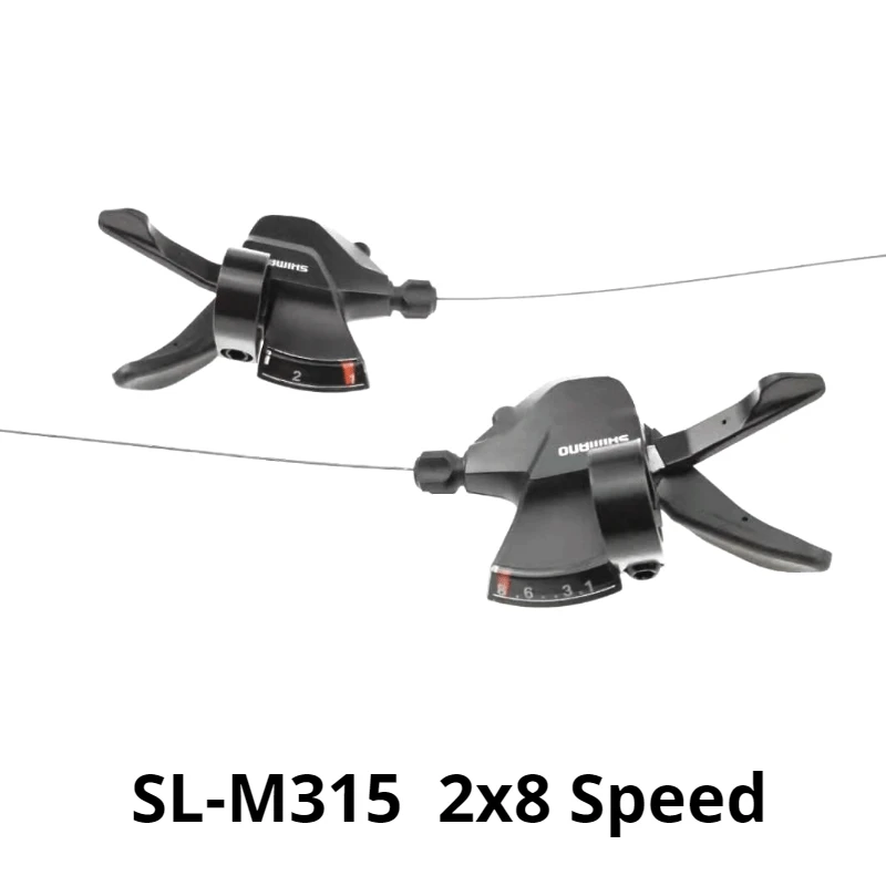 Altus SL-M315 2X7 2X8 3x8 3x7 14 16 21 24 Speed Shifter Trigger Set Rapidfire Plus w/Shifter Cable Update From M310 - Цвет: SL-M315-16s