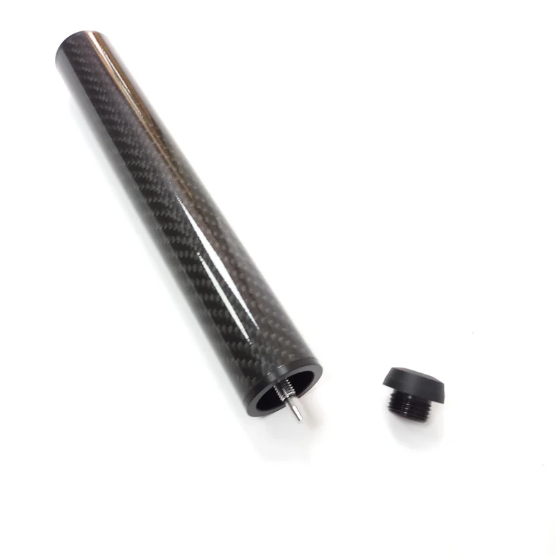 Удлинитель для бильярдного кия из черного карбона кий пула удлинитель 8 дюймов