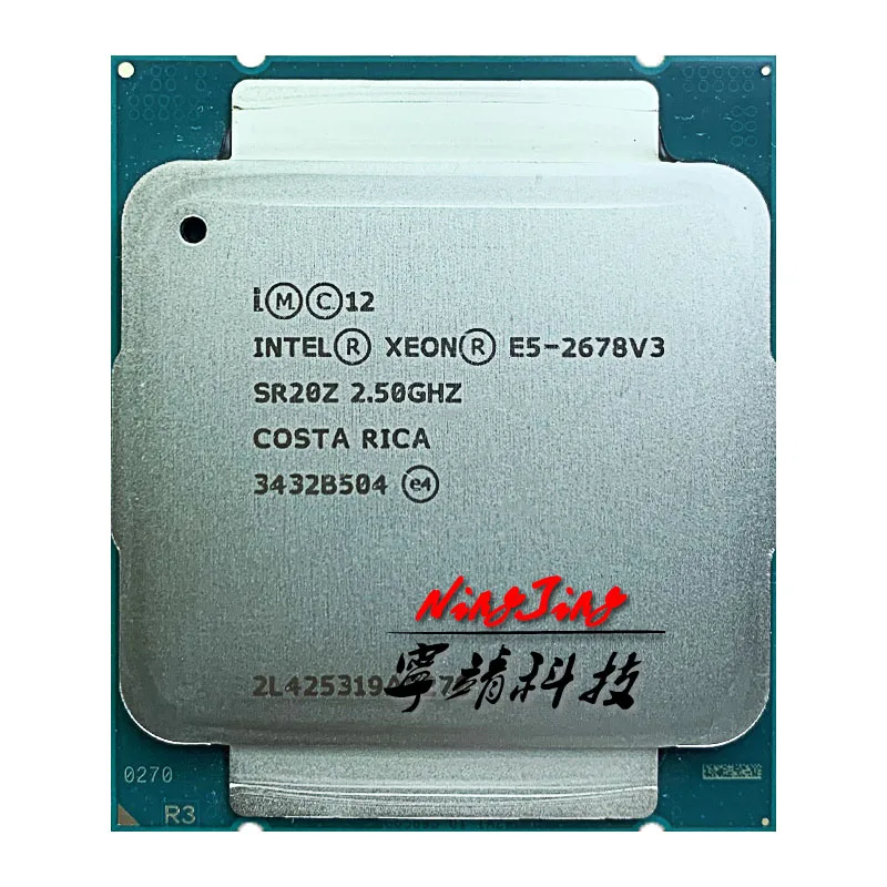Intel Ксеон E5 2678V3 2678v3 2678 v3 2 5 ГГц двенадцать Core двадцати четырех нить Процессор