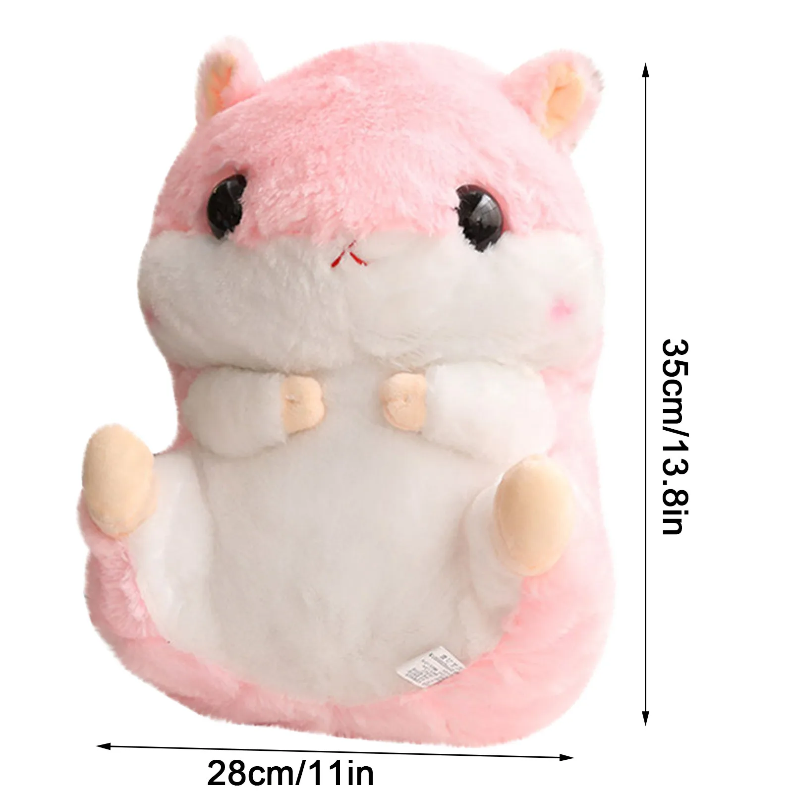 

Cute Plush Hamster Throw Pillow ,Cartoon Stuffed Animal Toys