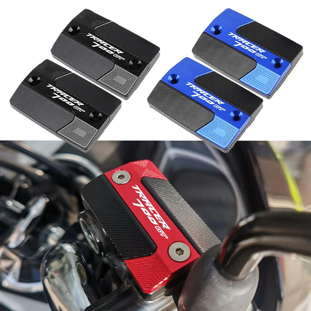 

With TRACER700 For Yamaha TRACER 700 900 GT MT07 09 Motorcycle Accessories Front Brake Fluid Cylinder Master Reservoir Cover Cap