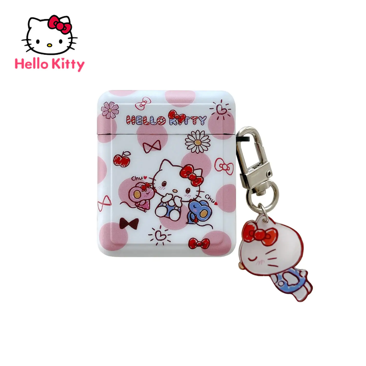 

Hello Kitty Is Suitable for Apple Airpods 1/2/3 Generation Airpods Pro Wireless Bluetooth-compatible Headset Protective Sleeve