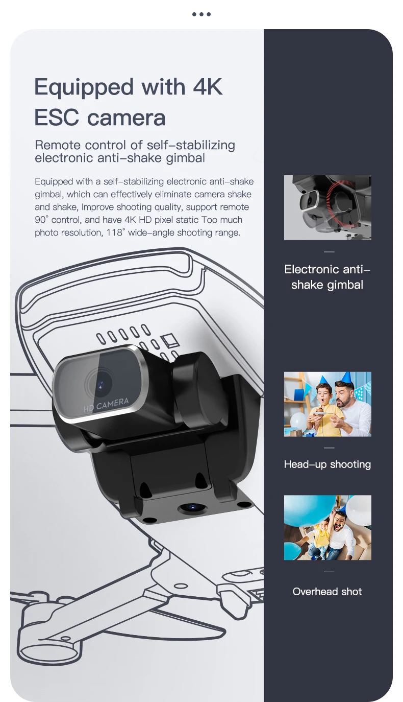 

2021 HA S3 GPS Drone With Camera 4k HD 5G WiFi dron Brushless FPV drone 25mins rc distance 1km professional rc quadcopter PK EX5