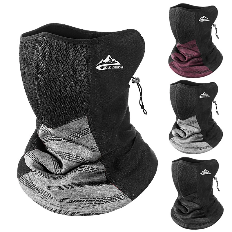 

Men Women Outdoors Thermal Neck Tube Warmer Dustproof Face Cover Mask Balaclava Bandana Headband Snood Scarves Hiking Trekking