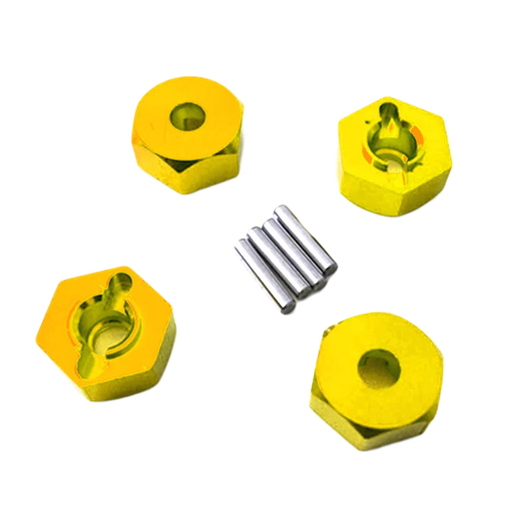 

4Pcs 12mm Aluminum Wheel Hex Nut with Pins Drive Hubs for 1/10 HSP RC Car 102042