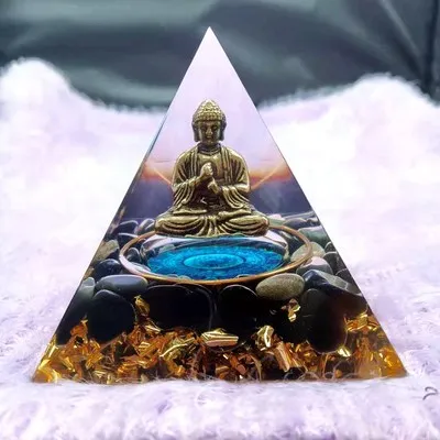 

Будда ОРГОН Пирамида Малахит кристалл для оргона генератор энергии оргонит пирамиды для исцеления Рейки Медитация