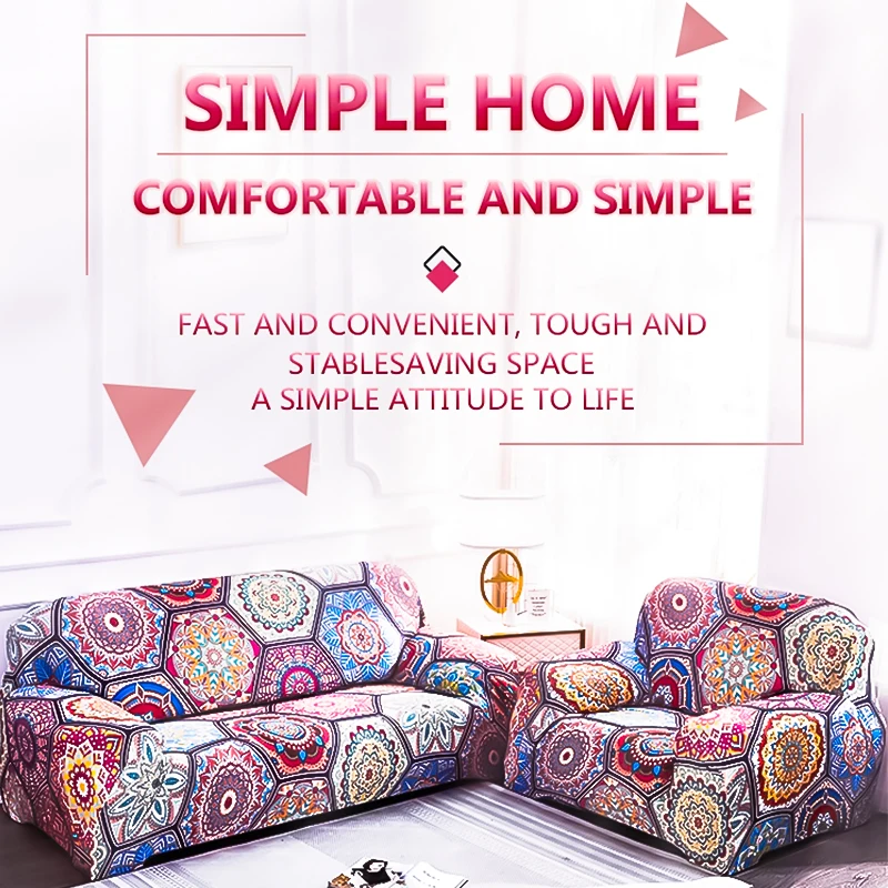 Богемный эластичный чехол для дивана Meijuner универсальный Хлопковый защитный в