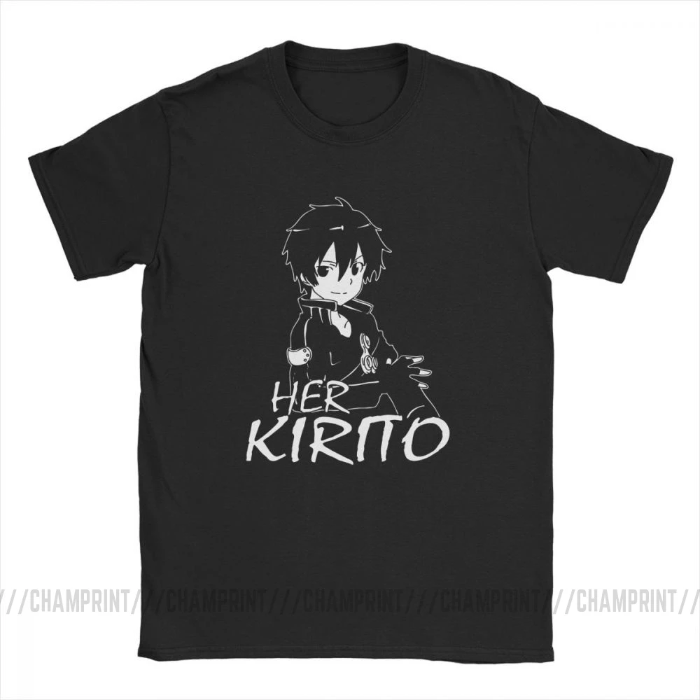Мужские футболки Sword Art Online для отдыха с коротким рукавом SAO Asuna и kiito пары одежда