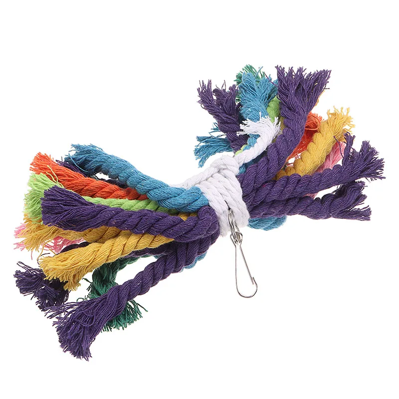 7 шт. попугай клюв игрушки птицы Жевательная подвесная клетка игрушка бусины