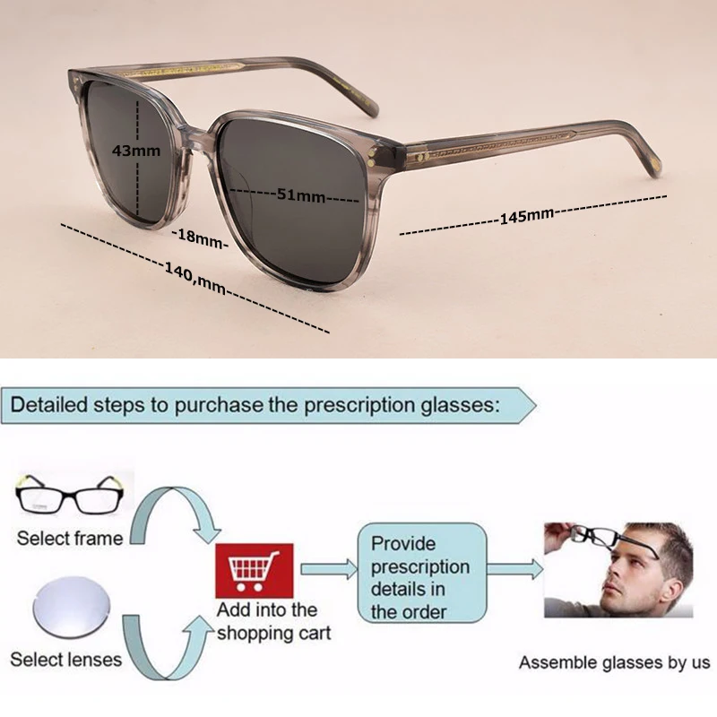 Мужские и женские солнцезащитные очки в стиле ретро поляризационные винтажном