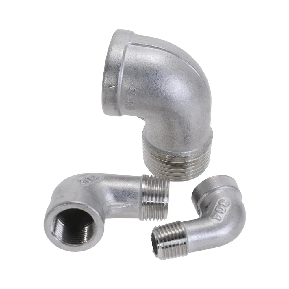 304 нержавеющая сталь 90 градусов трубы фитинги 1/4 'ɱ/2'' DN8 DN10 DN15 DN20 |