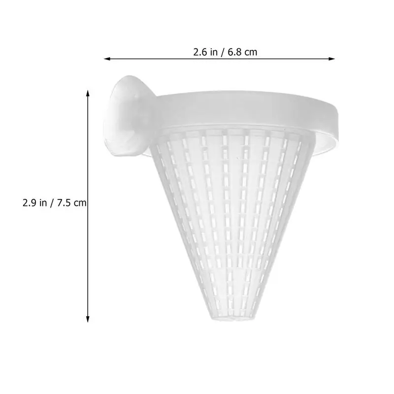 3pcs Aquarium Red Worm Cup Fish Tank Cone Feeding Suction Fisk (Small Normal Type) | Дом и сад
