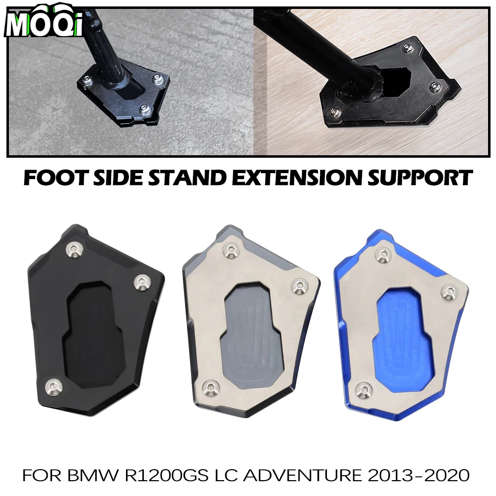 

Kickstand Side Stand Extension Foot Pad Support Plate Motorcycle For BMW R1200GS LC 2013-2020 R 1200 GS LC Adventure R1250 GS