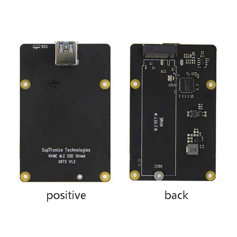 

X873 V1.2 NVME M.2 + X735 V2.5 & PWM Raspberry Pi 4B