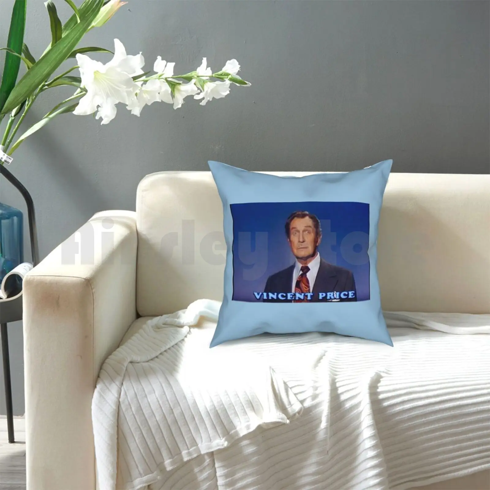 Винтажный мягкий чехол для диванной подушки с принтом в стиле Винсента | Дом и сад