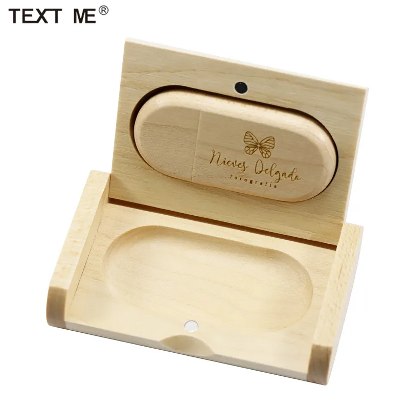 

TEXT ME Wooden USB 2.0 custom LOGO Pen drive 4GB 8GB flash drive 16GB 32GB 64GB memory card