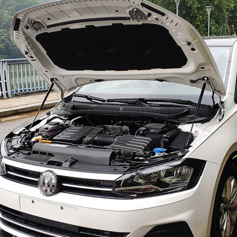 Для VW Polo 2011- MK 5 6 Refit крышка капота газовый пневматический амортизатор поддержка подъема стойки бар поддержка стержня автомобиля-Стайлинг