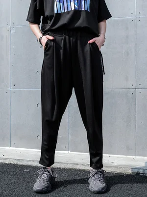 Женские свободные шаровары повседневные облегающие брюки большого размера |