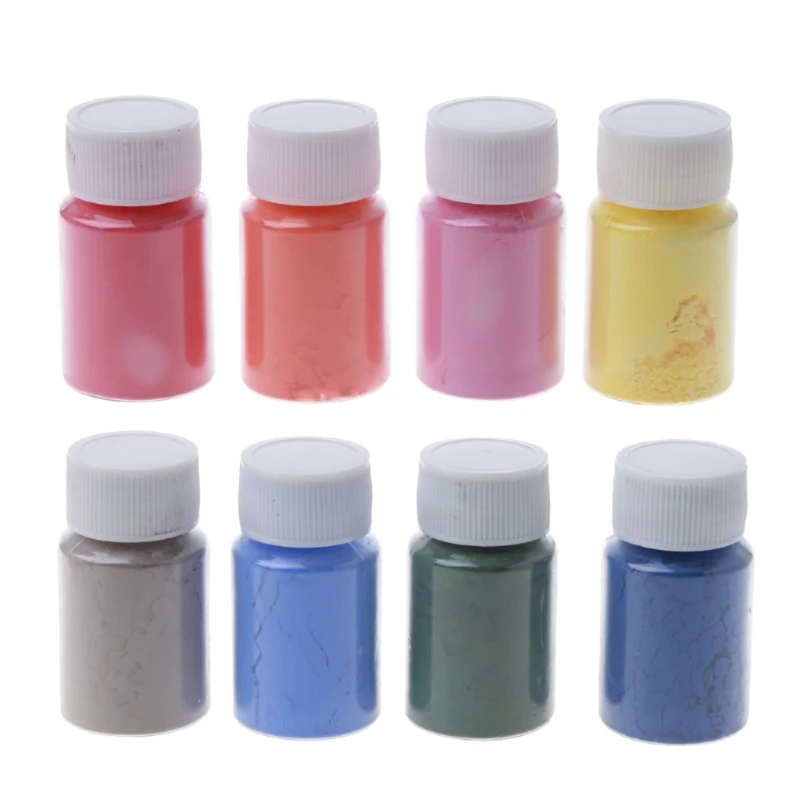 

8 Colors Thermochromic Temperature Activated Pigment Powder Heat Sensitive Color Changing Powder Paint Resin Epoxy Art
