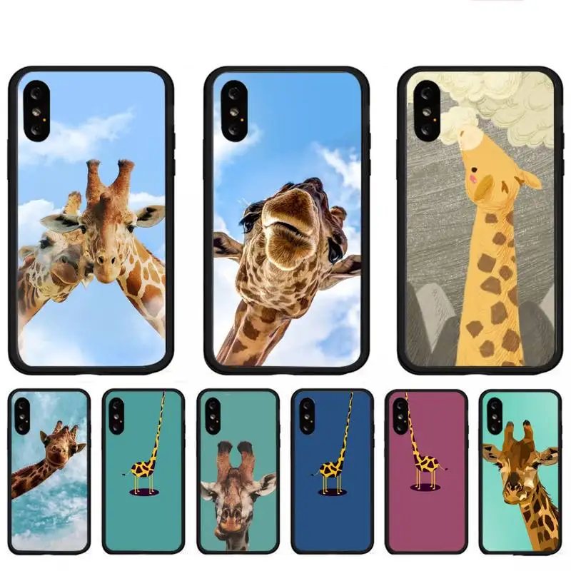 Giraffe Phone Case For Ganlaxy J2 prime J4 plus J5 J6 J7 note 5 7 8 9 10 | Mobile Cases &amp Covers