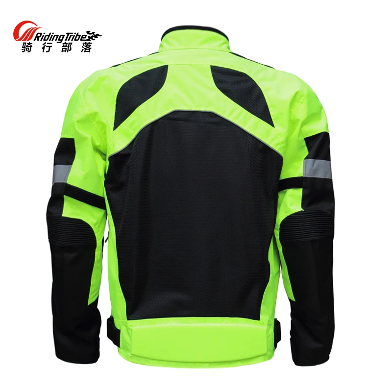 

Men's reflective motorcycle breathable mesh protective jacket for summer/winter