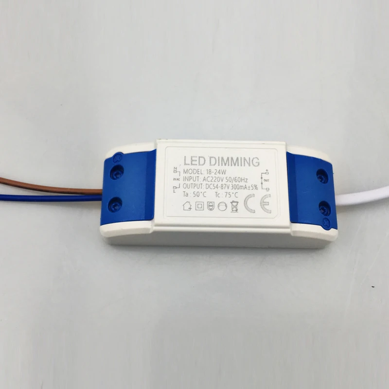 Светодиодный драйвер адаптер постоянного тока 85 265V для свет 3 Вт 5 6 7W 18 24 Питание