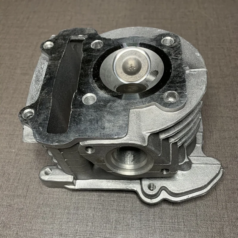 Cylinder head Комплект с большим отверстием Gy6 50 Kymco Sym комплект цилиндров 110cc Размер поршня 52 мм головка с большими клапанами муфта вариатора гоночные части для тюнинга - Цвет: Cylinder head