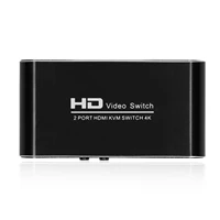 am kvm201 yt kvm switch 4k 4 port box high definition kvm switcher alloy switcher box exquisite selector switcher for indoor
