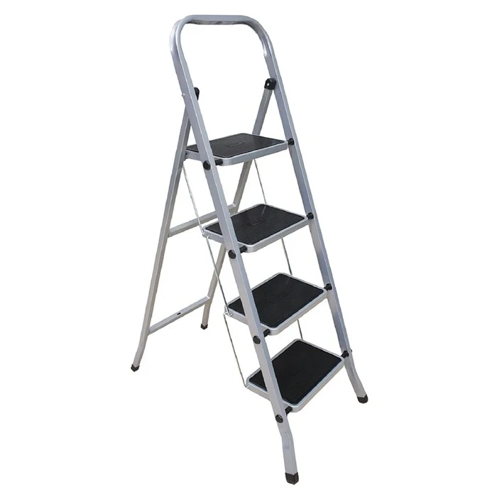 Стульчик-лестница PERILLA от Dogrular 605744 4 широких ступени 20x30 см 91 до 120 кг 4873288 Лестница лестницы Инструменты Складная стрелка Строительство и ремонт.