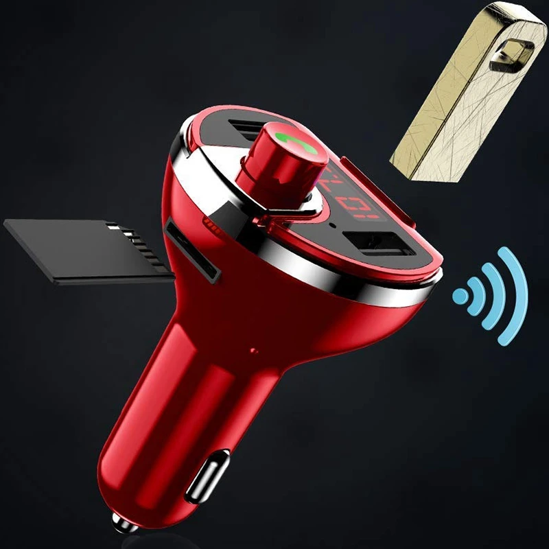 Bluetooth FM передатчик для автомобиля беспроводной fm-радио адаптер автомобильный