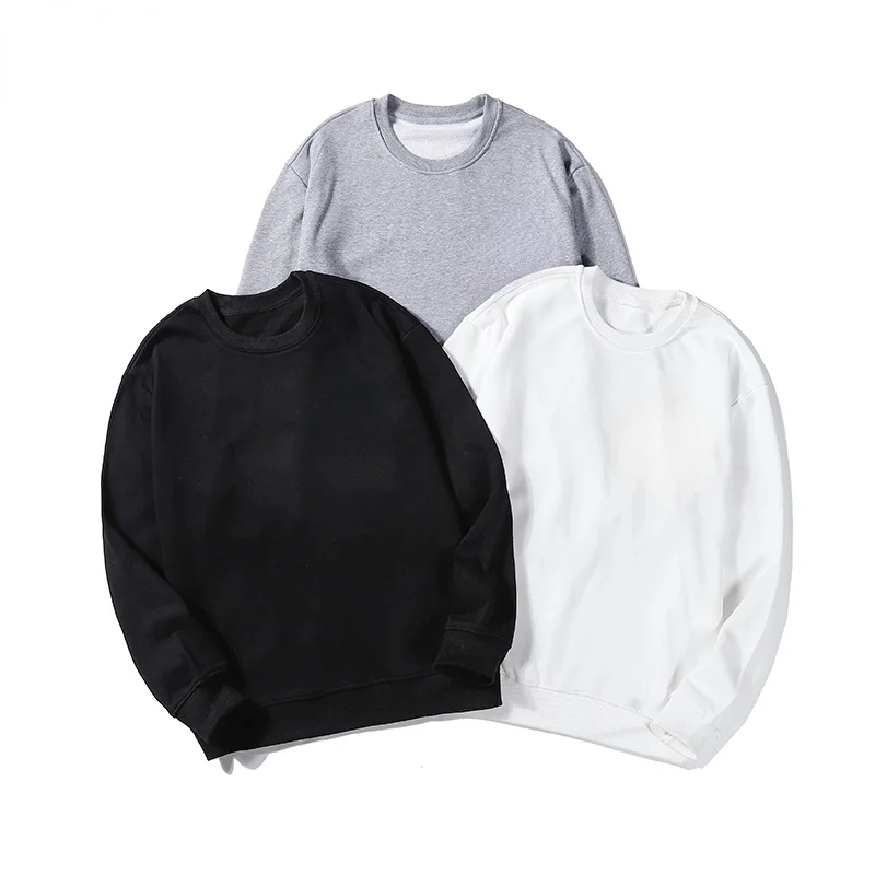 

New autumn fashion all-match simple round neck printed sweater for ladies