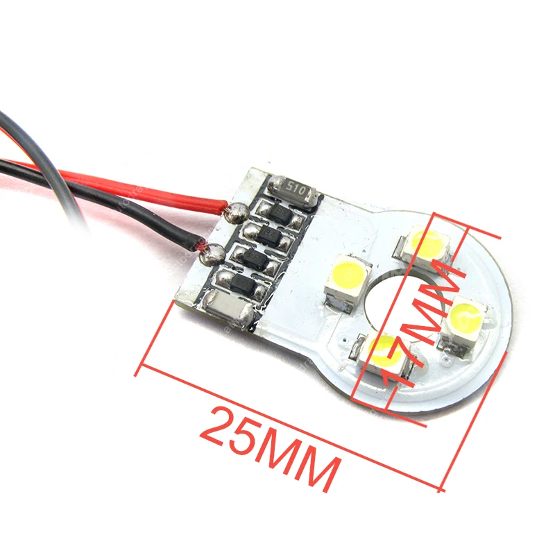 10 шт. сверхъяркая световая полоса светодиодная лента 6 3 В 4 * 3528SMD для