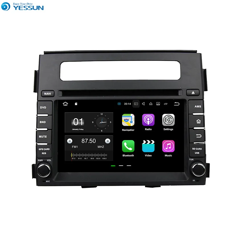 Автомобильный GPS навигатор YESSUN 2 din Android для Kia Soul 2011 ~ 2012 Аудио Видео Радио HD