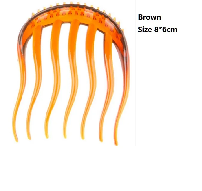 6015brown Инструменты для укладки волос updo fashion up аксессуары для волос комод для волос французский валик для Плетения КОС с волшебной завивкой волос Парикмахерская оплетка - Цвет: 6015brown
