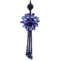 60 hot sale stylish flower beads pendant car interior decor rearview mirror hanging ornament