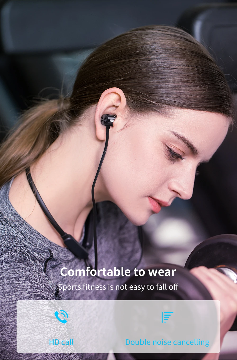 FBYEG беспроводные Bluetooth наушники спортивные наушники для bluetooth-гарнитуры Магнитный наушник с микрофоном для телефона