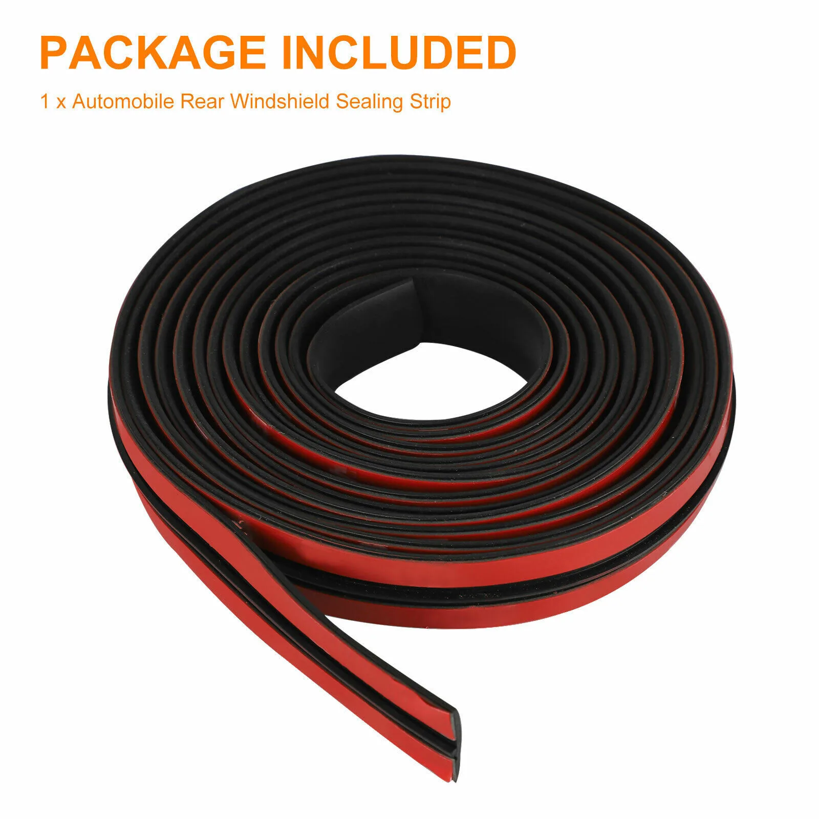 

Accessories Window Seal Strip Black Moulding Rubber Trim Wear-resistant