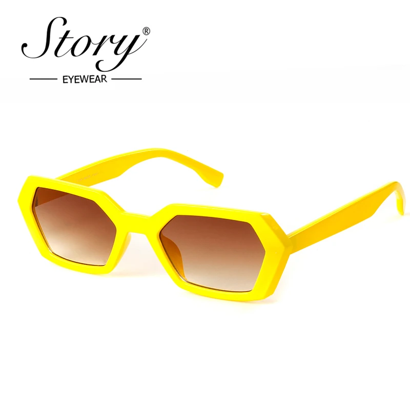 Женские солнцезащитные очки в винтажной зеленой леопардовой оправе STORY 2018