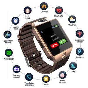 dz09 smart watch hd touch smartwatch subwoofer bluetooth compatible smart bracelet support phone camera sim card call clock free global shipping