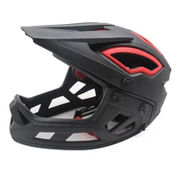 removable full face mtb downhill dh cycling helmet adults mountain xc off road bike helmet bicycle helmet with detachable brim