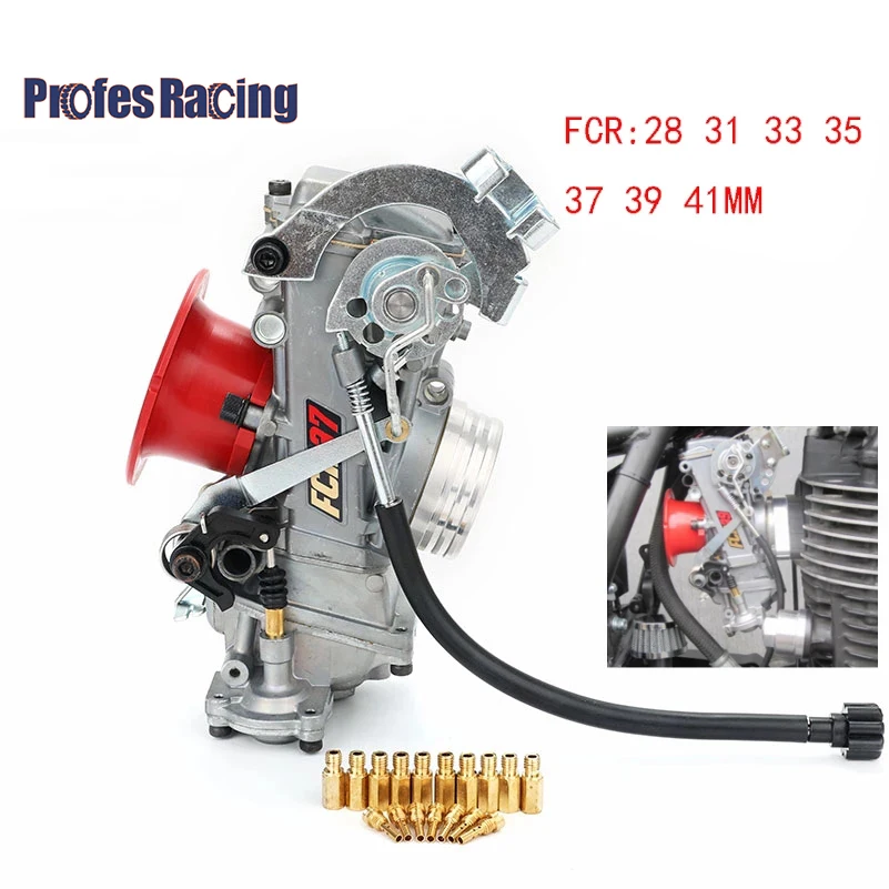 Карбюратор FCR 37 39 41 мм КАРБЮРАТОР FCR39 CRF с наклонной стороной для CRF450/650 Husqvarna450