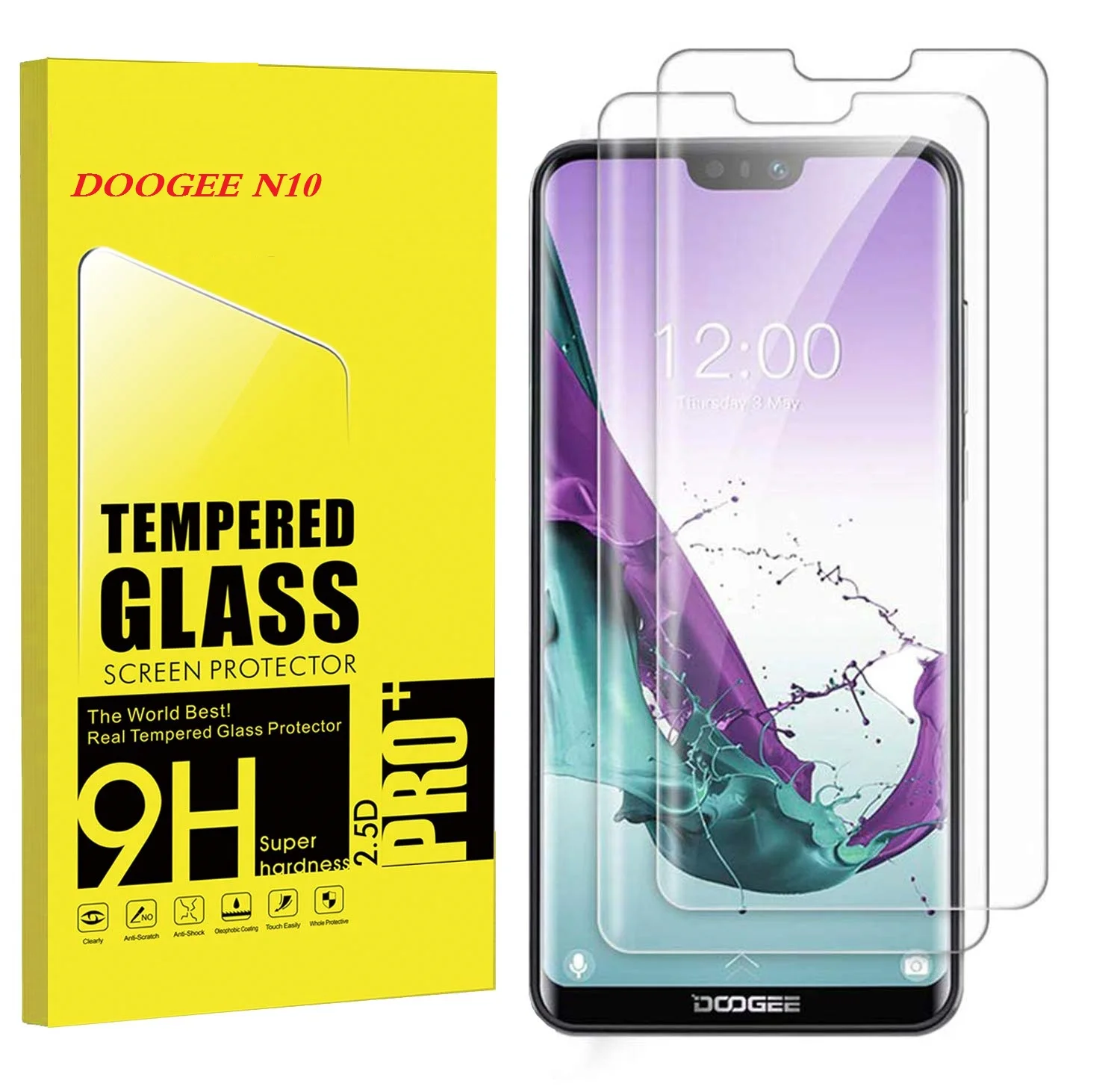 Закаленное стекло Для Doogee N10 Взрывозащищенная защитная пленка для экрана