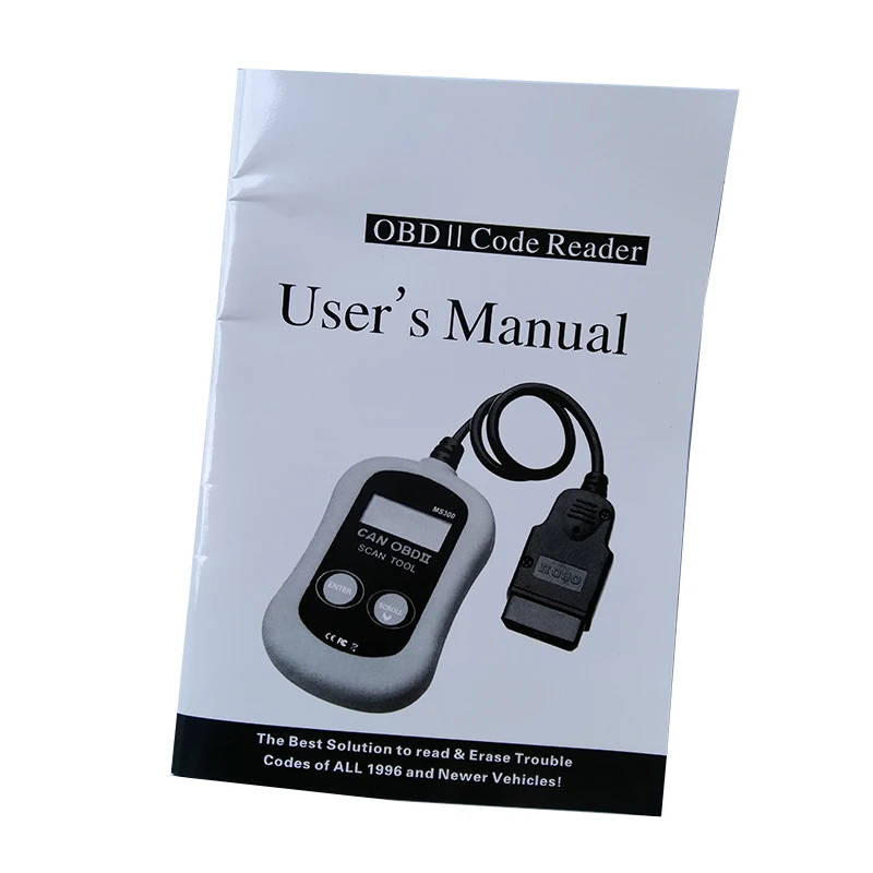 Диагностический инструмент MS300 obd 2 сканер OBDII OBD2 считыватель кодов двигателя