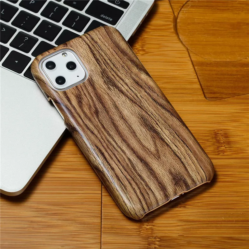 Для Iphone 11 por XS MAX XR X PU чехол роскошная деревянная зернистая защитная задняя панель для телефона чехол для iPhone 5 5S SE 6 6S 7 8 Plus Fundas