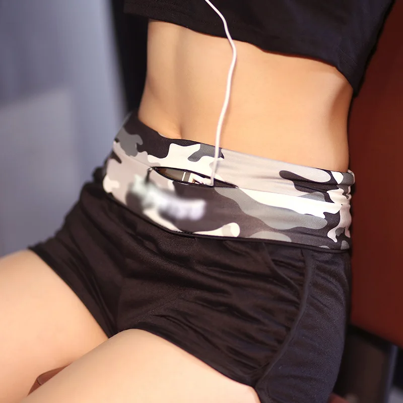 

Universal Ultra-thin Belt Sports Running Waist Bag Portable Outdoor Gym Bags Men's Belt Bag Phone Pouch Fanny for iphone