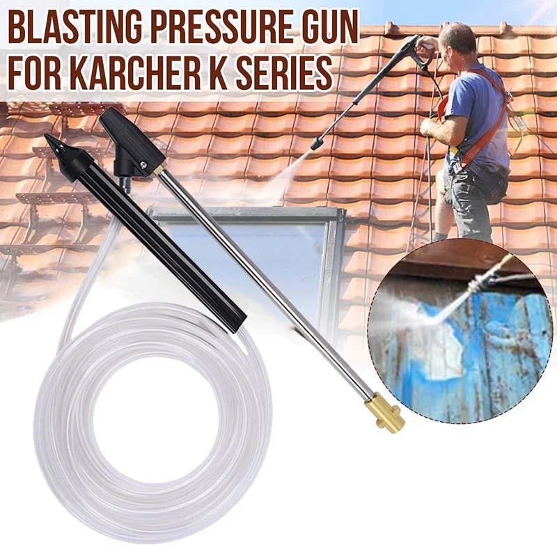 

Car Washer Jet Lance Nozzle Head for Karcher HD Series High Pressure Washer Sandblaster with 2 Nozzle Tip