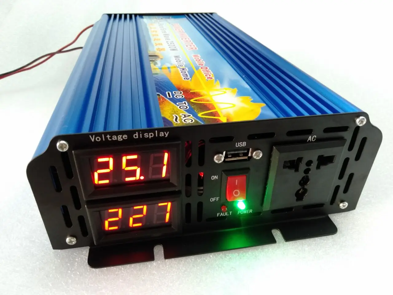 Автономный 2500 Вт немодулированный синусоидальный солнечный инвертор