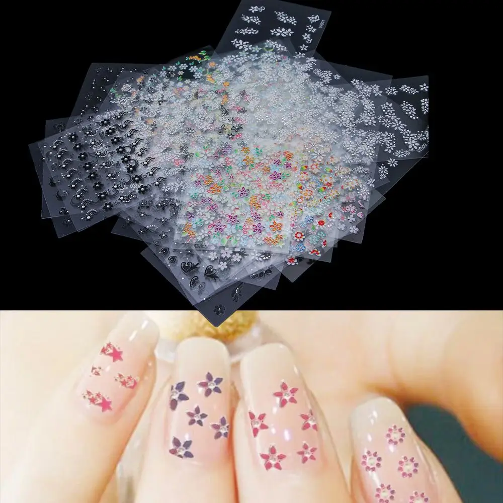 

Декоративные наклейки для маникюра, цветочный 3D дизайн, цветок для маникюра, сделай сам, дизайн ногтей, наклейки для ногтей, Типсы для маникю...