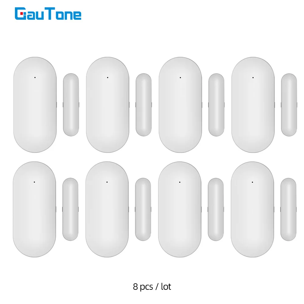 GauTone PB68R Window Door Sensor for 433MHz Home Security Alarm System Detect Door Open / Close