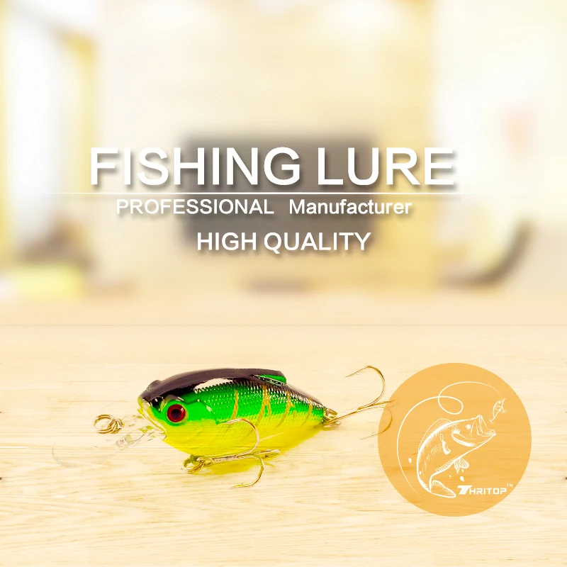 Thritop жесткая наживка для соленой воды 3D глаза острый крючок 7 см 9 г 8 различных